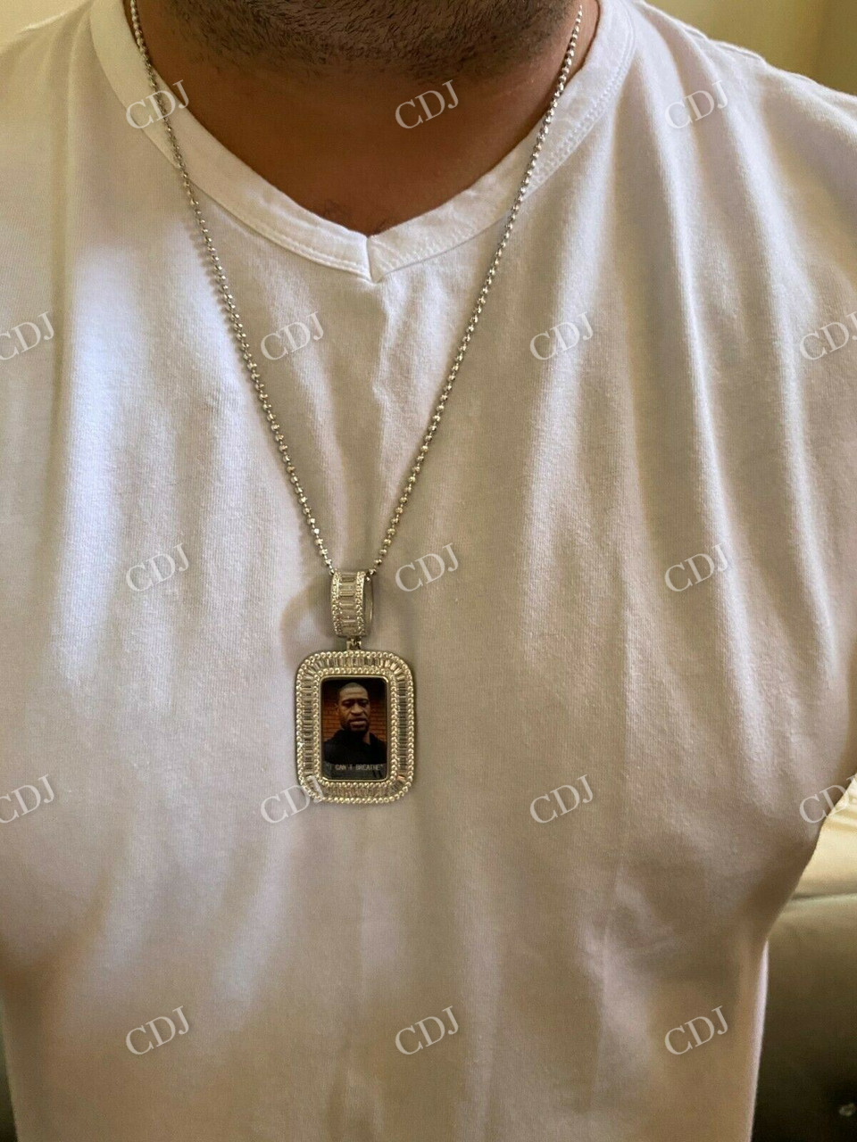 Custom Hip Hop Photo Gold  Pendant  customdiamjewel   