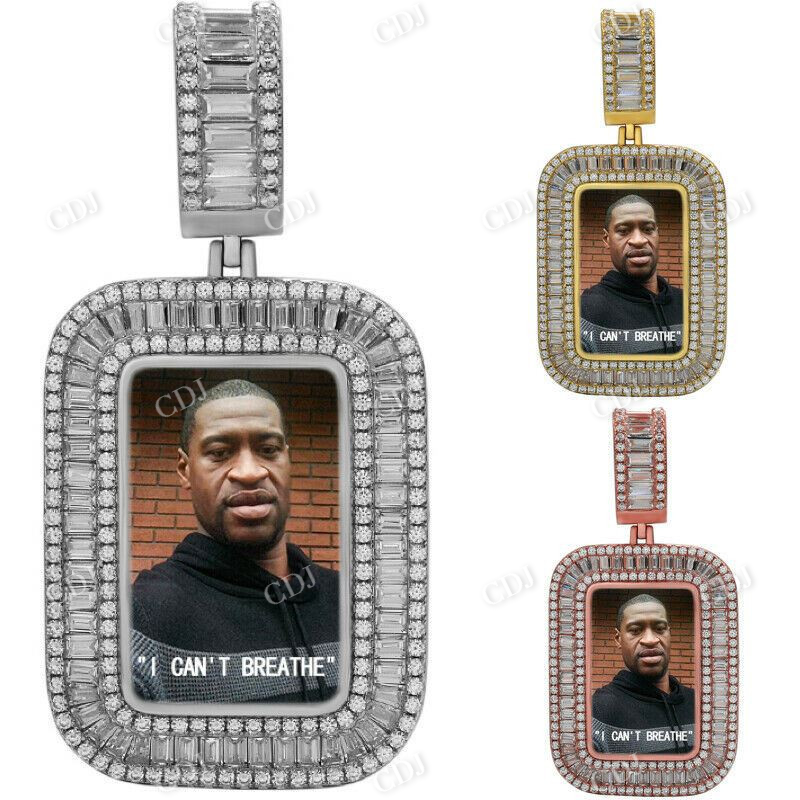 Custom Hip Hop Photo Gold  Pendant  customdiamjewel   