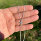 925 Silver Iced Cross Hip Hop Pendant  customdiamjewel   