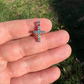 925 Silver Iced Cross Hip Hop Pendant  customdiamjewel   
