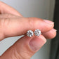 Classic Round Lab Grown Diamond Stud Earrings customdiamjewel