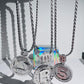 Customized Hip Hop Iced Out Disk Gold Plated Pendant hip hop jewelry CustomDiamJewel   