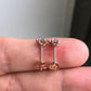 Classic Round Lab Grown Diamond Stud Earrings customdiamjewel