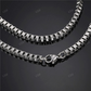 3MM 14K White Gold Box Chain hip hop jewelry CustomDiamJewel