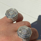 Men's Baguette Diamond Hip Hop Ring  customdiamjewel   