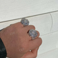 Men's Baguette Diamond Hip Hop Ring  customdiamjewel   
