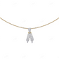 1.10 CTW Mens 10K Gold Drip Initial A Diamond Pendant CustomDiamJewel