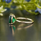 Green Emerald Cushion Cut Ring customdiamjewel