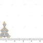 10K Gold Baguette Lab Grown Diamond Cross Pendant Hip Hop Pendent CustomDiamJewel