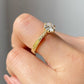 Handmade Solitaire Lab Grown Diamond Bridal Ring customdiamjewel