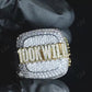 Baguette Diamond Champion Statement Ring hip hop jewelry CustomDiamJewel   