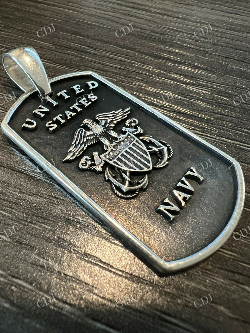 United States Navy Hip Hop Pendant  customdiamjewel   