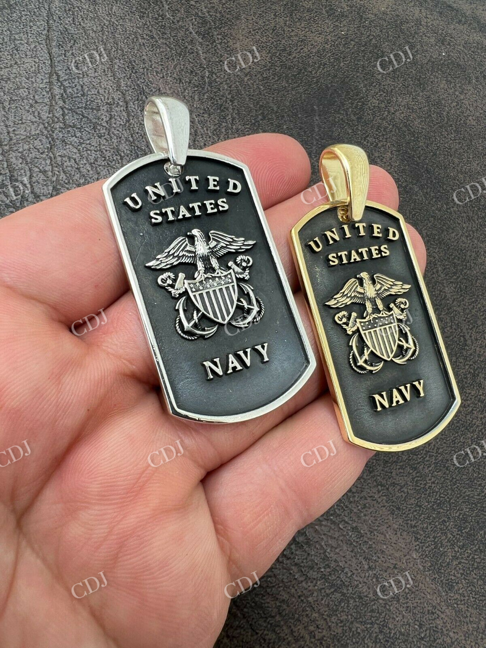 United States Navy Hip Hop Pendant  customdiamjewel   
