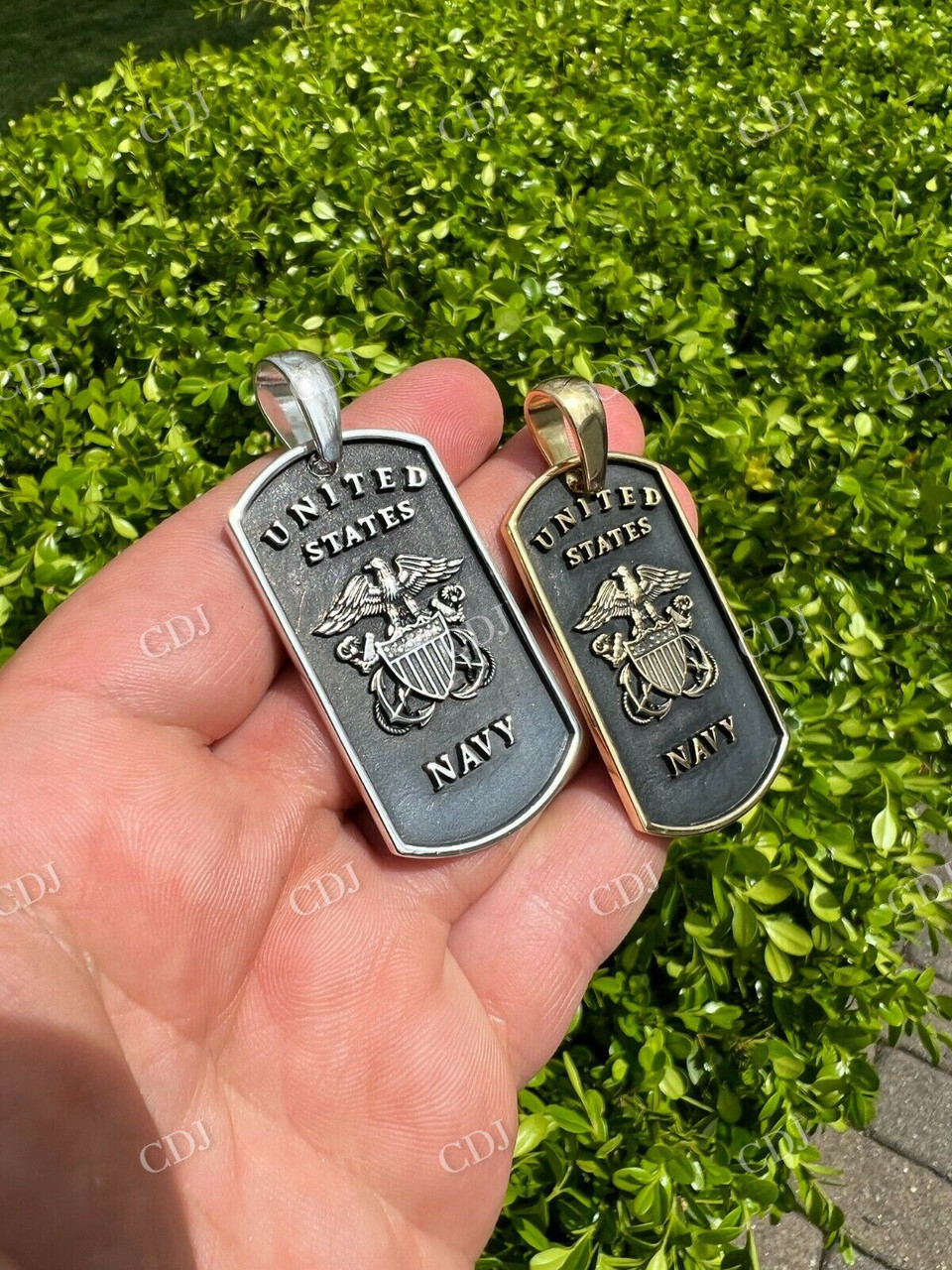 United States Navy Hip Hop Pendant  customdiamjewel   
