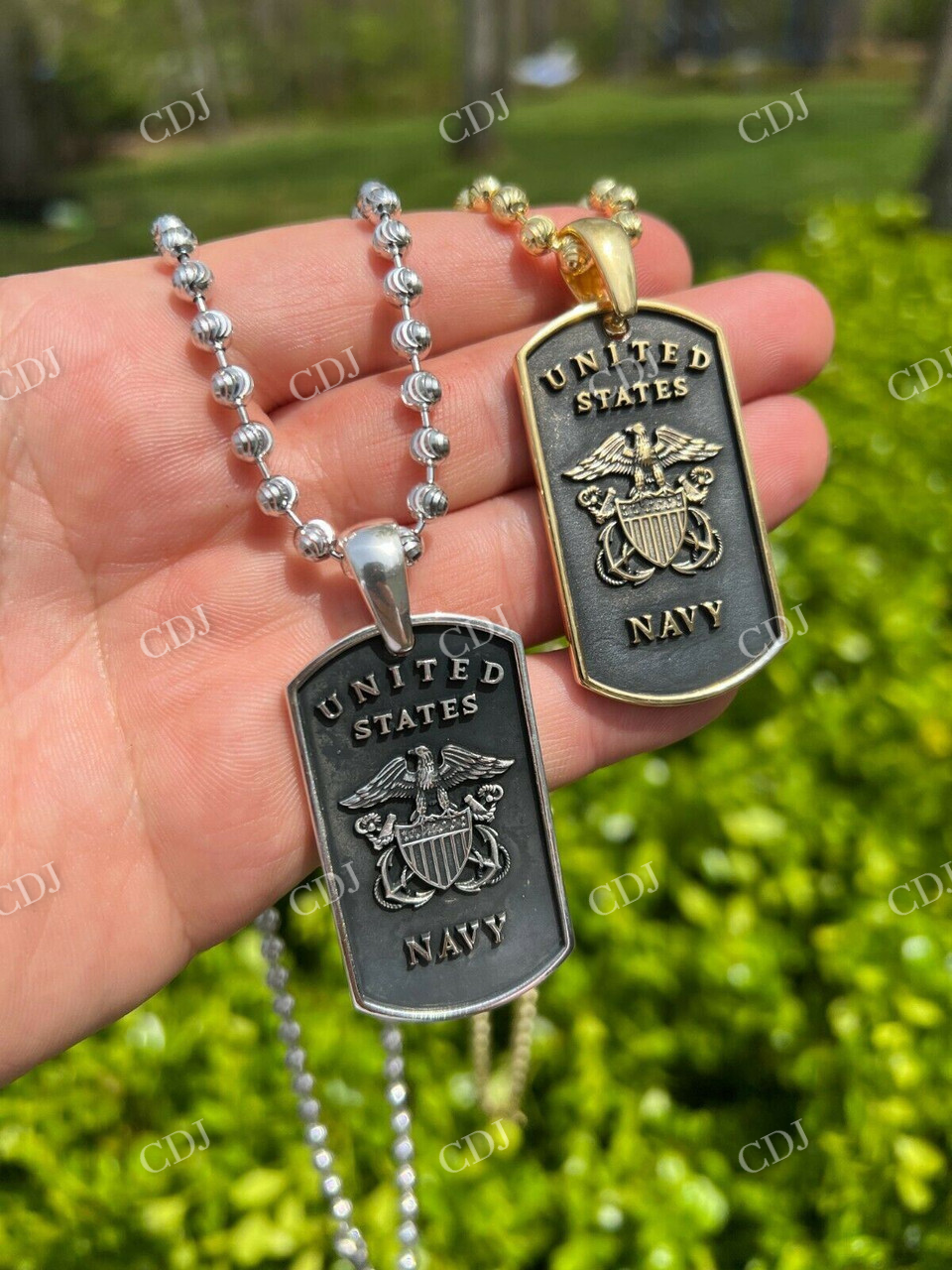 United States Navy Hip Hop Pendant  customdiamjewel   