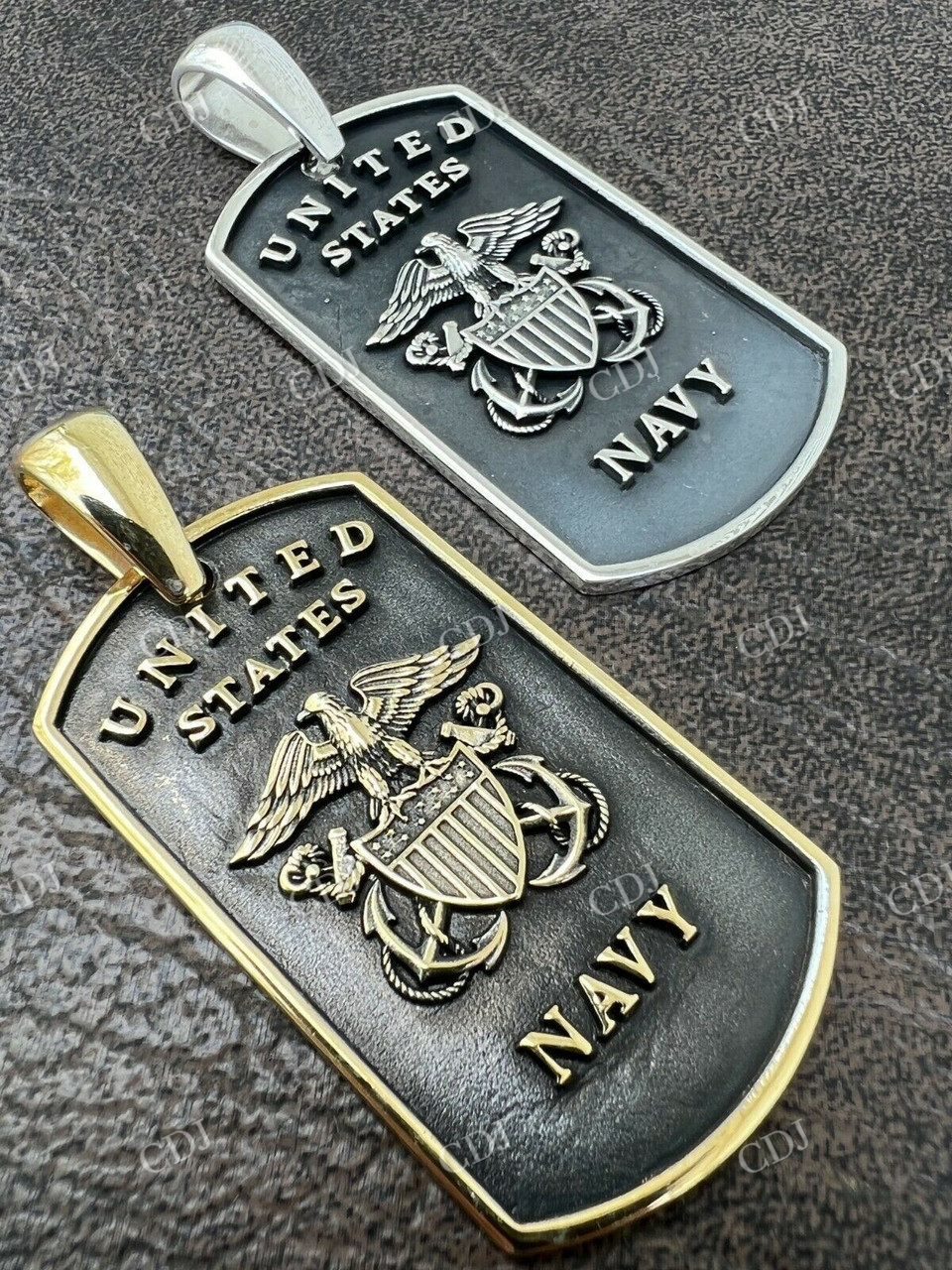 United States Navy Hip Hop Pendant  customdiamjewel   
