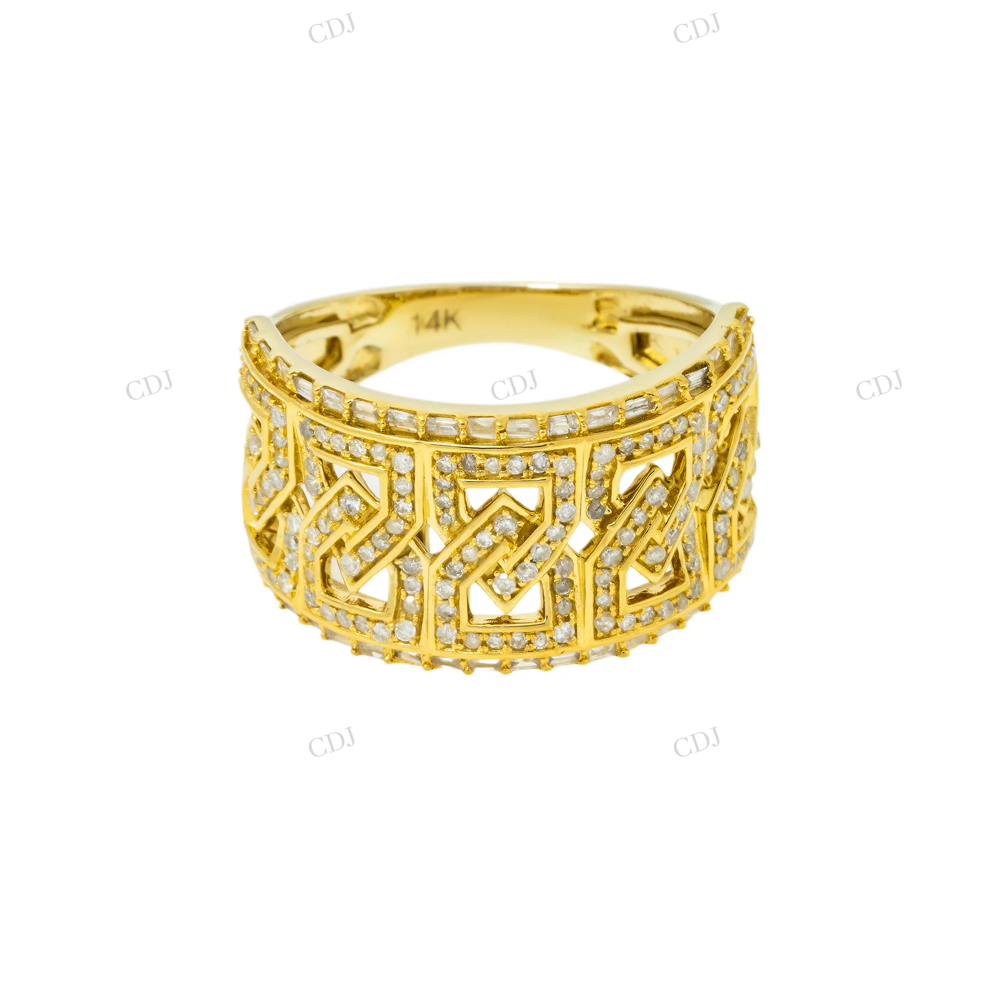 925 Sterling Silver Moissanite Vintage Ring Hip Hop Ring customdiamjewel