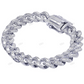 Hip Hop Style Silver Moissanite luxury Bracelet