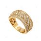 S925 Sterling Silver Handmade Pavé Moissanite Ring hip hop jewelry customdiamjewel