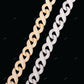 925 Silver Fully Iced Out Infinity Cuban Link Chain CustomDiamJewel