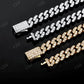 VVS Moisaanite Iced Out Cuban Link Chain  CustomDiamJewel   