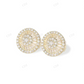 Halo Stud Earrings with Baguette Moisasnite Diamonds Stud earrings CustomDiamJewel