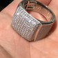 Round Diamond ICY Bling Hip Hop Ring  customdiamjewel   