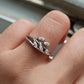 Marquise Cut Leaf Lab Grown Diamond Ring customdiamjewel