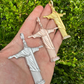 Christ The Redeemer 14k Solid Gold Diamond Pendant  customdiamjewel   