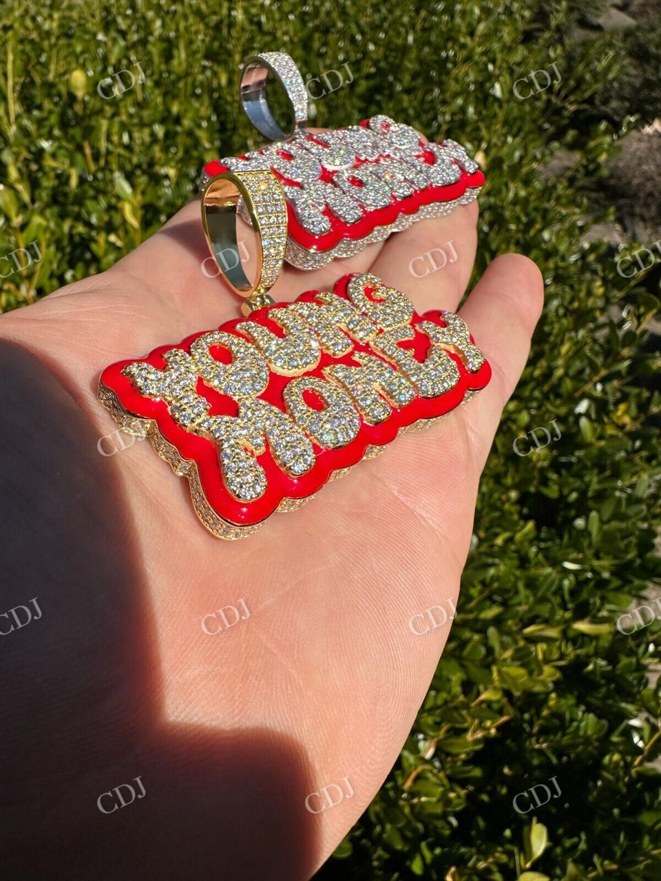 Young Monkey Iced Out Diamond Hip Hop Pendant  customdiamjewel   