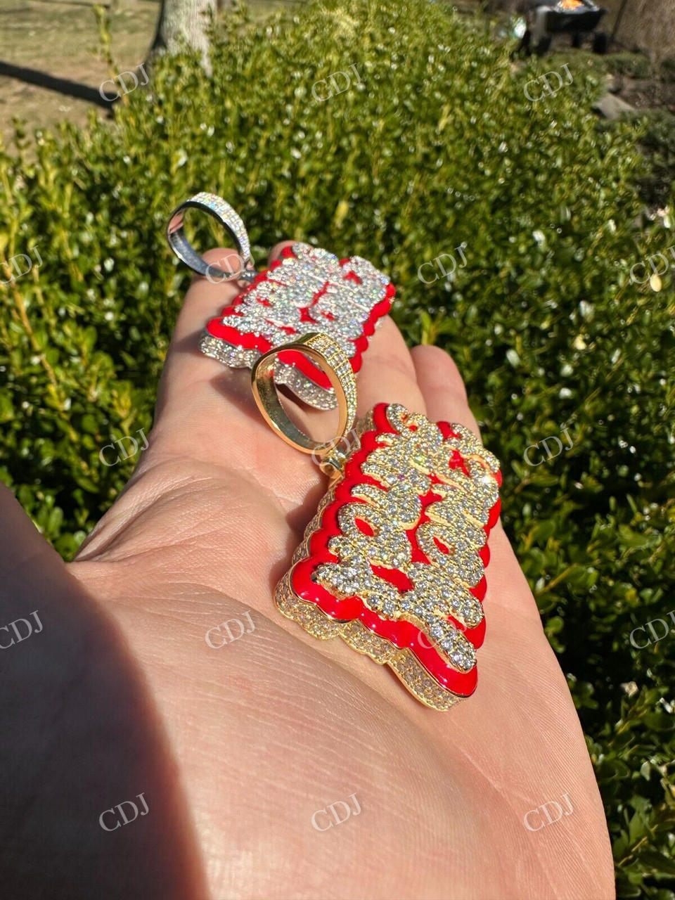 Young Monkey Iced Out Diamond Hip Hop Pendant  customdiamjewel   