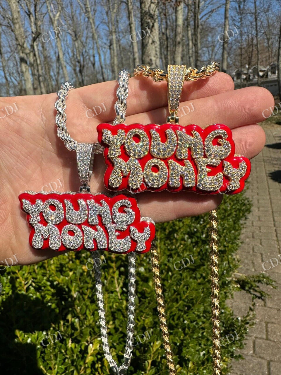 Young Monkey Iced Out Diamond Hip Hop Pendant  customdiamjewel   