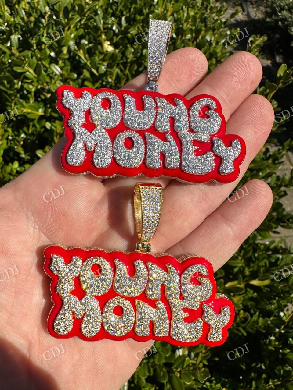 Young Monkey Iced Out Diamond Hip Hop Pendant  customdiamjewel   