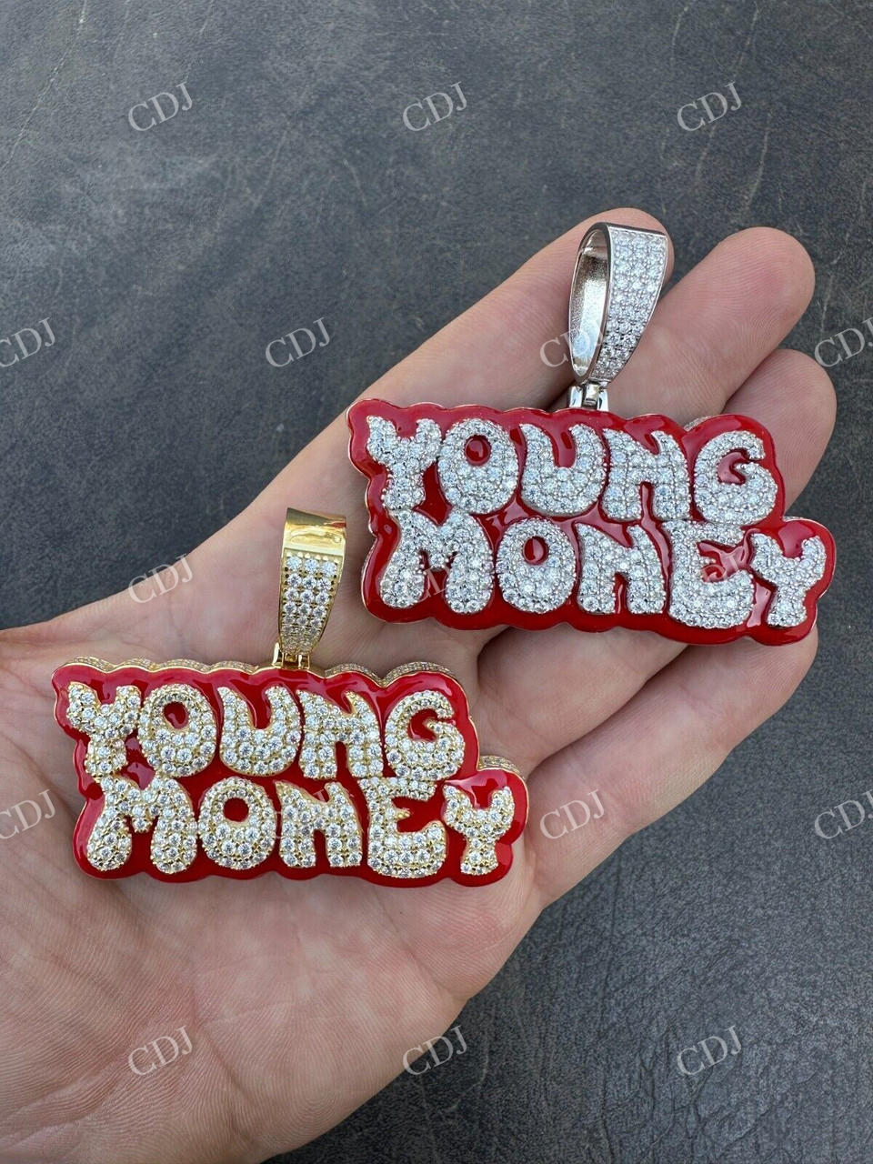 Young Monkey Iced Out Diamond Hip Hop Pendant  customdiamjewel   