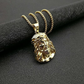 Custom Gold Plated Jesus Head Pendant hip hop jewelry CustomDiamJewel