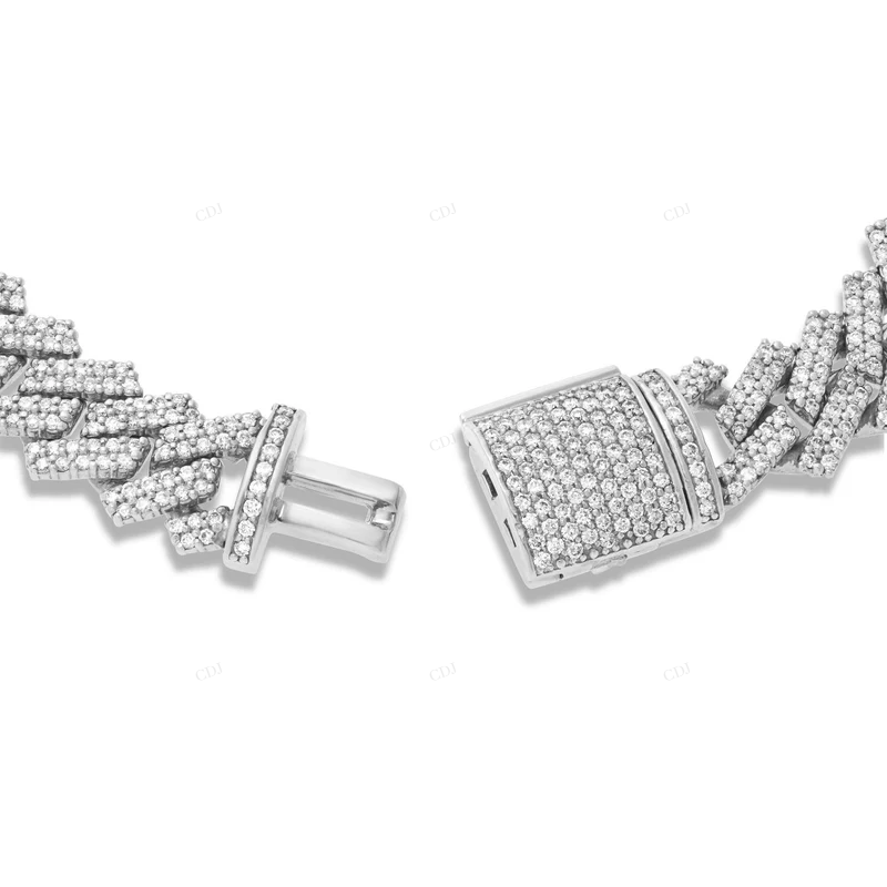 Durable and Stylish Design Handmade Cuban Link Chain Bracelet CustomDiamJewel