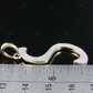 1.6" 10K Gold Natural Diamond S Initial Letter Pendant CustomDiamJewel