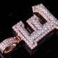 1.5" 1.75 CTW 18k Solid Gold 'E' Initial Custom Letter Diamond Pendant CustomDiamJewel