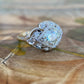 Vintage Lab Grown Diamond Cluster Engagement Ring customdiamjewel