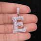 1.5" 1.75 CTW 18k Solid Gold 'E' Initial Custom Letter Diamond Pendant CustomDiamJewel