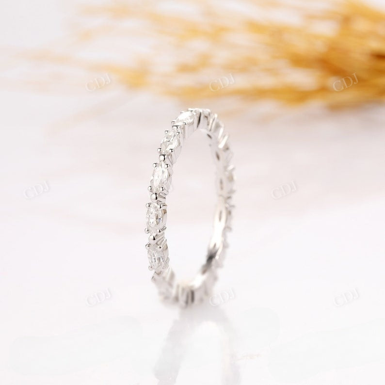 0.38CTW Marquise Cut Lab Grown Diamond Wedding Band  customdiamjewel   