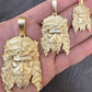 Jesus Piece Yellow Gold Pendant For Men  customdiamjewel   