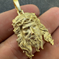 Jesus Piece Yellow Gold Pendant For Men  customdiamjewel   