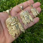 Jesus Piece Yellow Gold Pendant For Men  customdiamjewel   