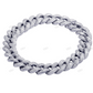 925 Sterling Silver Trendy Hip Hop Cuban Bracelet