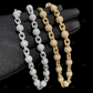 VVS Moissanite 925 Silver Ball Link Chain For Her CustomDiamJewel