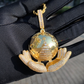 Customized Iced Out Earth Moissanite Diamond Pendant hip hop jewelry CustomDiamJewel