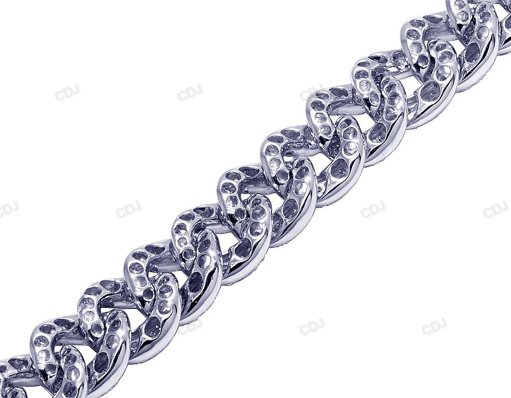 925 Sterling Silver Trendy Hip Hop Cuban Bracelet