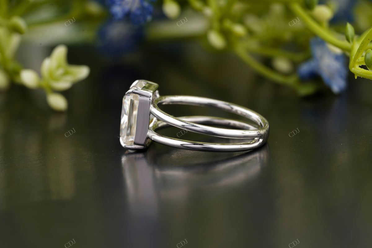 Lab-Grown Diamond Split Shank Ring customdiamjewel