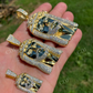 14K Gold Moissanite Iced Jesus Piece Pendant  customdiamjewel   